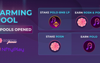 Roseon Finance Launches New LP Staking Program with NftyPlay (previously PolkaPlay)