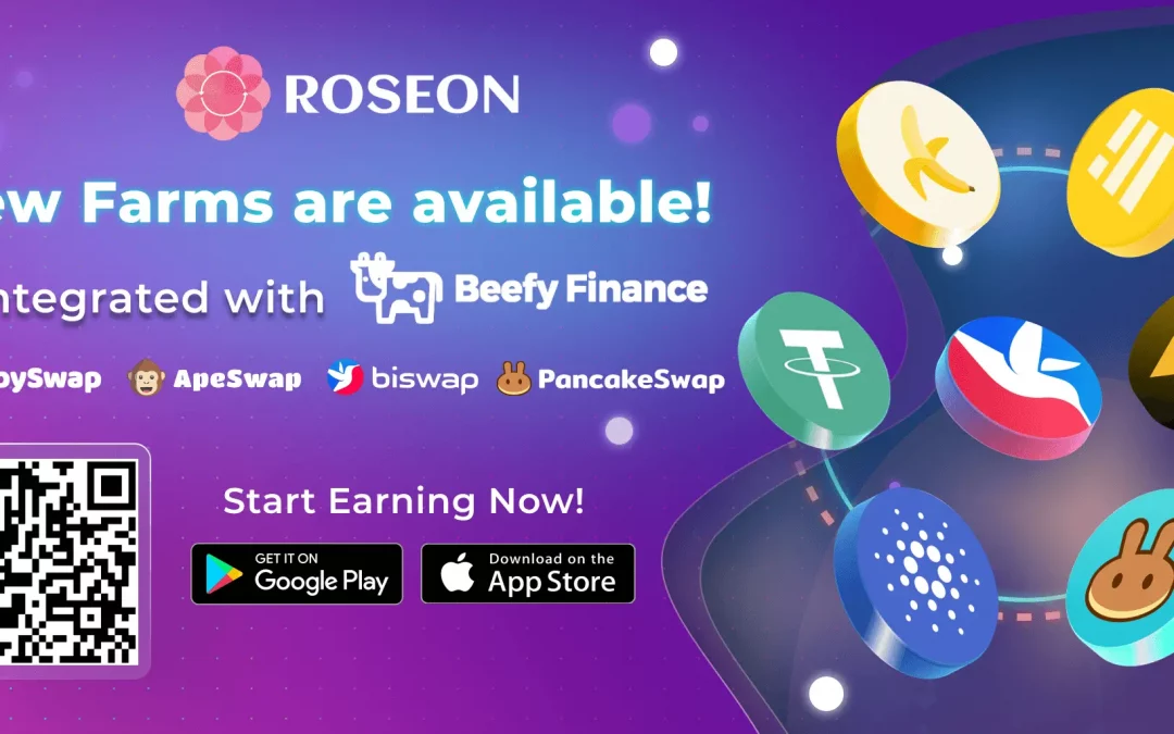 Becoming a Liquidity Provider Becomes Ever More Easy with Roseon App as it Integrates with Beefy.Finance