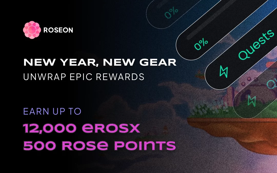 New Year, New Gear – Unwrap Epic Rewards with Roseon on Zealy